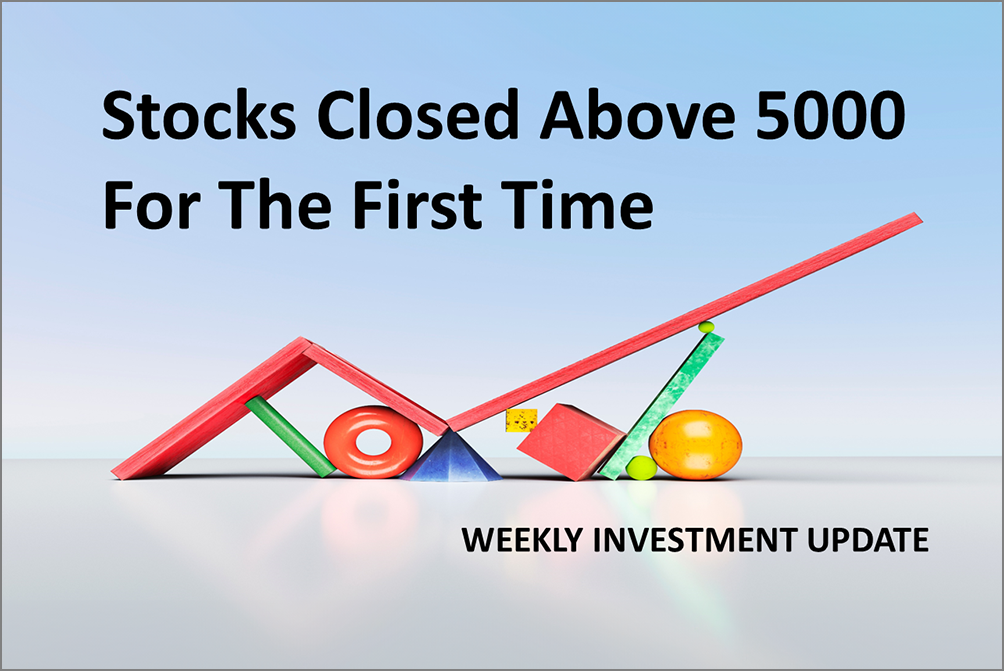 S&P 500 Closes Above 5000 For The First Time Ever